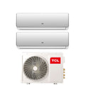 Air conditioner dual-split TCL Inverter series ELITE F2 9+12 with MT1821 R-32 built-in Wi-Fi 9000+12000