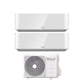 Air conditioner dual-split Unical Air Cristal 13+13 (12+12) with XMX3 21HE R-32 optional Wi-Fi