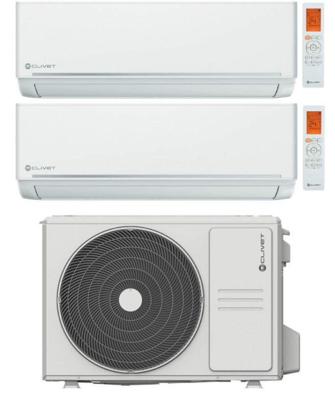 Air conditioner dual-split Clivet EZCool 9+12 with MU2-Y79M optional Wi-Fi