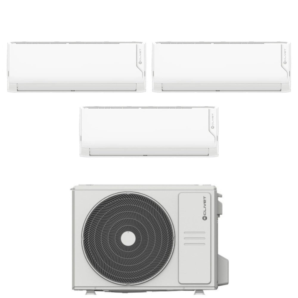 Clivet Cristallo2 airconditioner triple-split 9+9+9