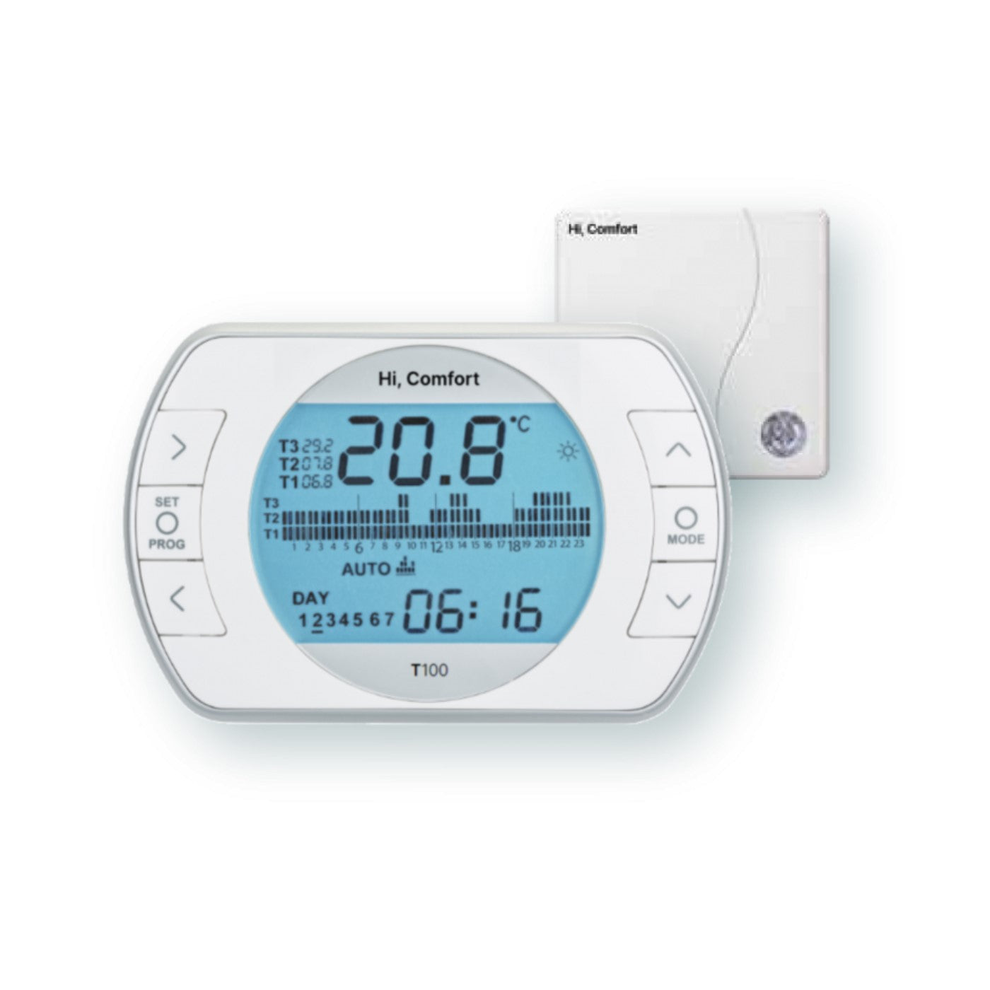 Riello Hi Comfort T100 Wi‑Fi klokthermostaat