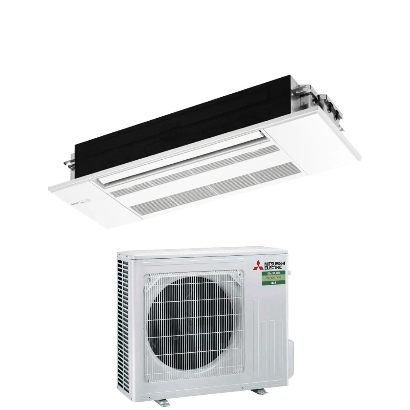 Mitsubishi 1-Way Cassette Air Conditioning Series MLZ-KP50VF - SUZ-M50VA Gas R-32 18000 Btu