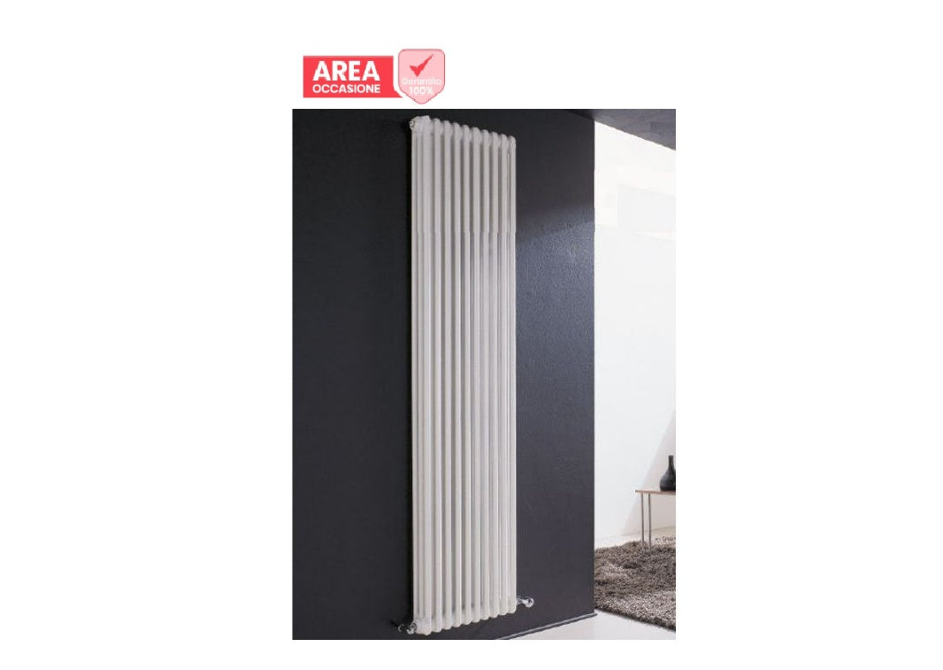 AREA OCCASIONI 3168 Batteria completa Radiatore Termosifone in acciaio tubolare Cordivari Ardesia 3 Colonne da 3 a 20 elementi h 2000 mm interasse 1944 mm tappi e riduzioni inclusi 10 elementi h. 2000