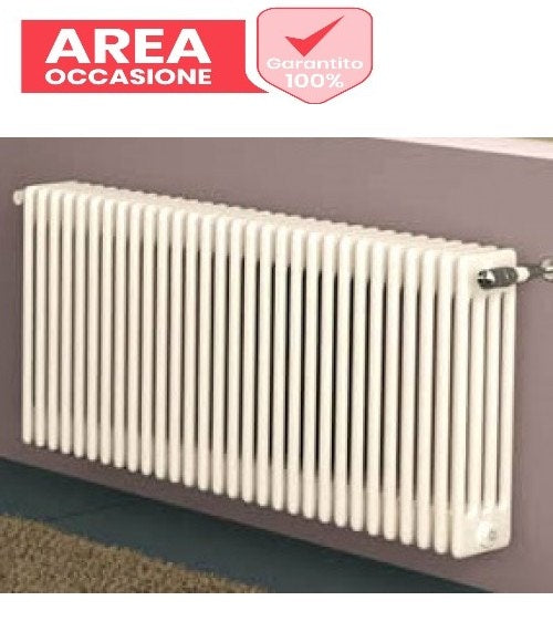 AREA OCCASIONI 3007 Batteria completa Radiatore Termosifone in acciaio tubolare Cordivari Ardesia 3 Colonne da 3 a 24 elementi h 856 mm interasse 800 mm tappi e riduzioni inclusi 8 elementi h. 856