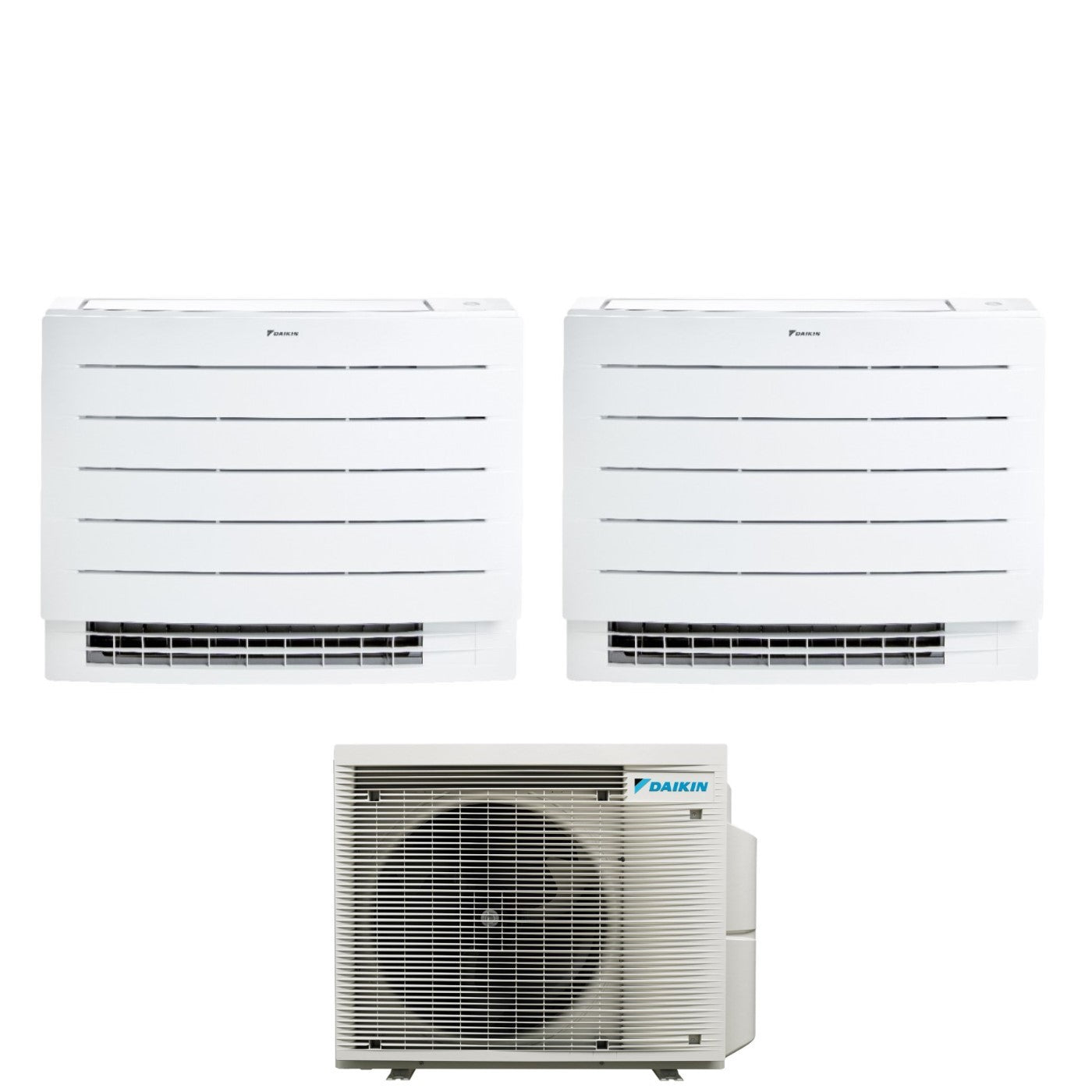 Air conditioner dual-split Daikin a Pavimento series PERFERA FVXM-A 7+12 with 2MXM50A R-32 built-in Wi-Fi 7000+12000 Con Telecomando ad Infrarossi Incluso Garanzia Italiana