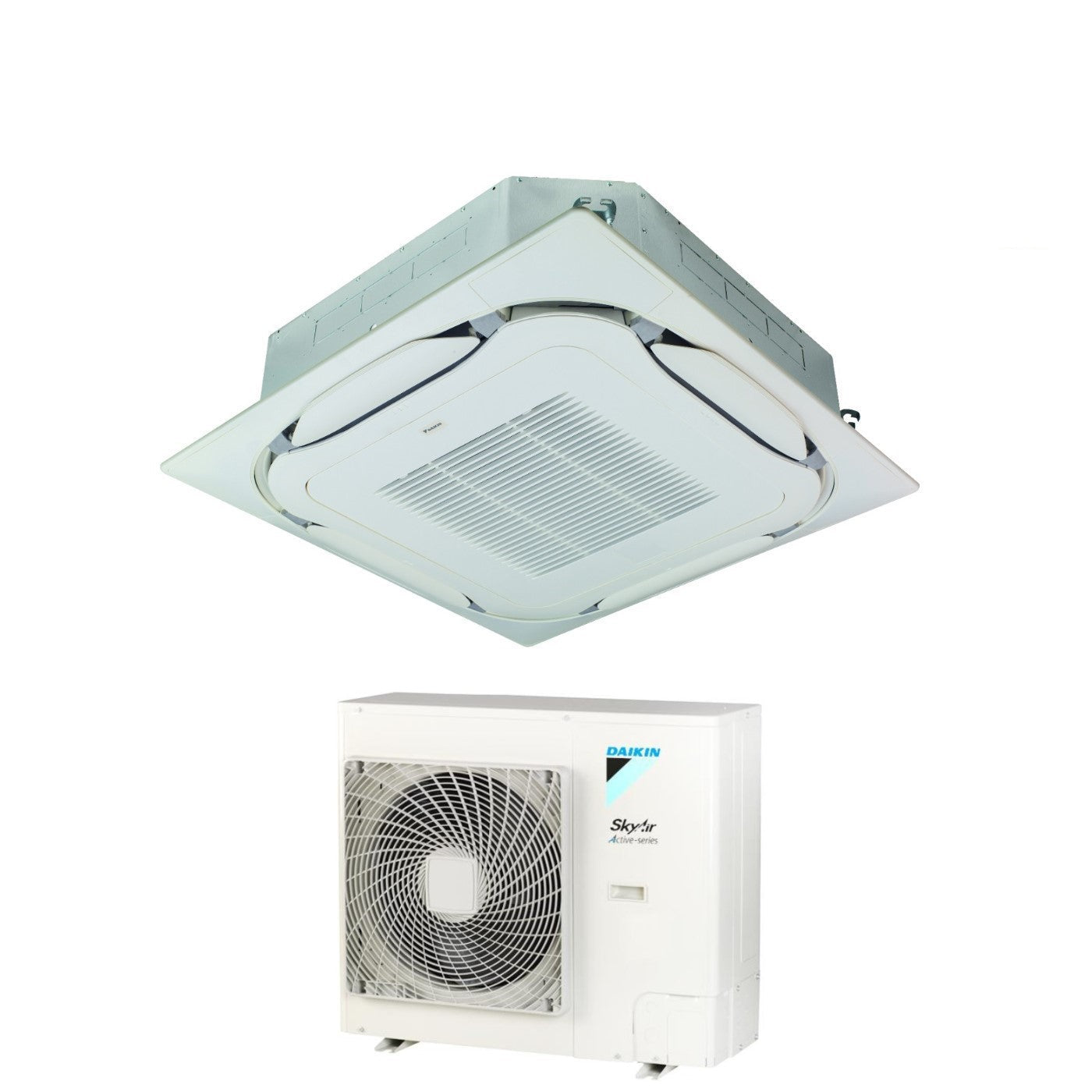 Air conditioner Daikin Bluevolution a Cassetta Round Flow 24000 Btu FCAG71B + AZAS71MV1 R-32 optional Wi-Fi with Griglia Standard Inclusa