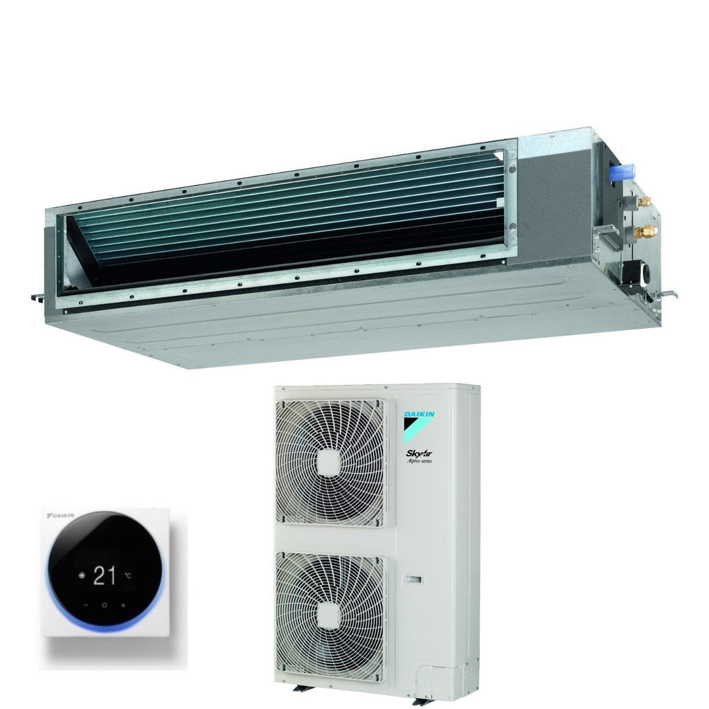 Daikin Bluevolution Ducted Air Conditioner Medium Pressure 36000 Btu FBA100A + RZAG100NY1 Three-phase R-32 Wi-Fi Optional with Wired Control