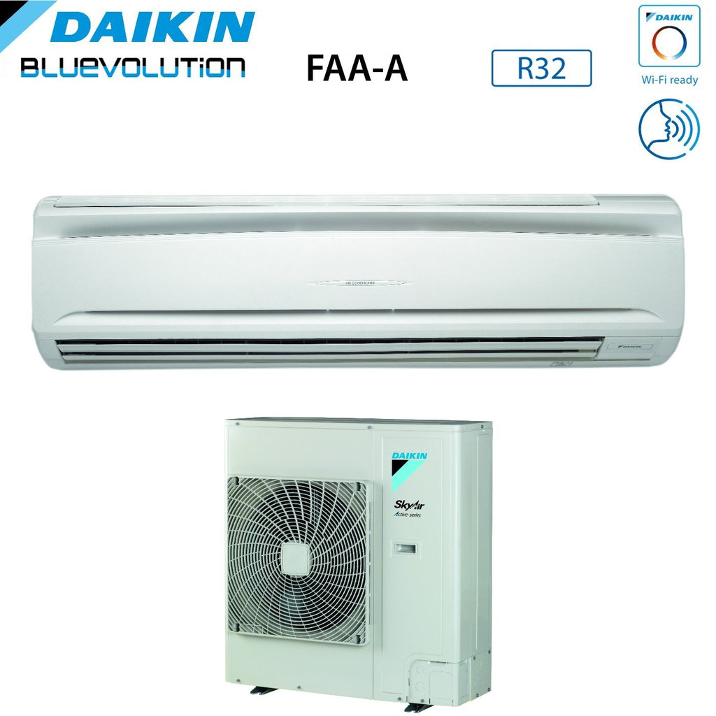 Daikin Bluevolution Air Conditioner SkyAir Active-Series Inverter FAA-A series 36000 Btu FAA100A + AZAS100MV1 R-32 Wi-Fi Optional class A