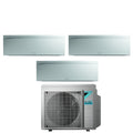 Air conditioner tri-split Daikin Bluevolution EMURA WHITE III 9+12+15 with 3MXM68A R-32 built-in Wi-Fi white Opaco - Garanzia Italiana