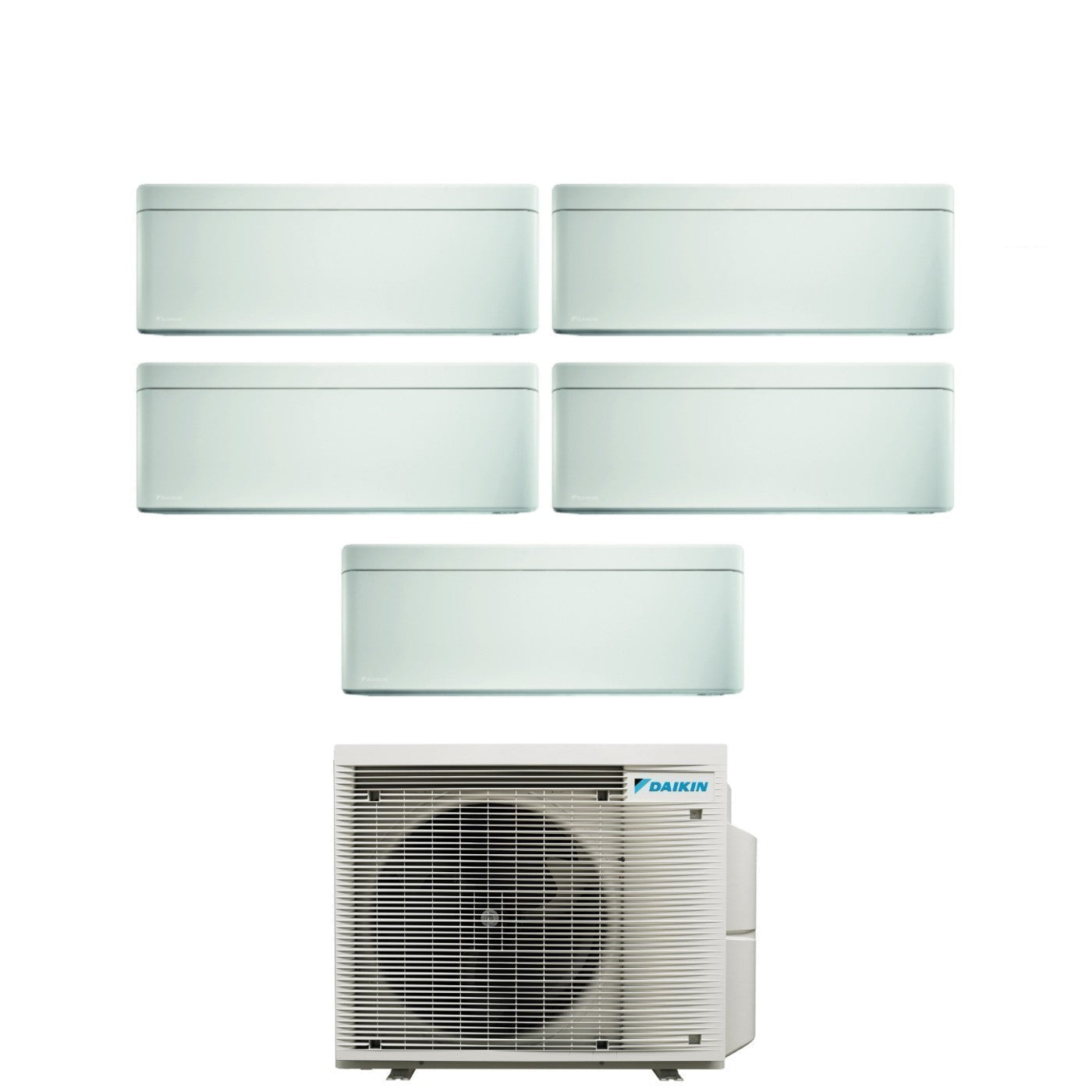 Air conditioner penta-split Daikin Inverter series STYLISH WHITE 9+9+9+9+12 with 5MXM90N R-32 built-in Wi-Fi