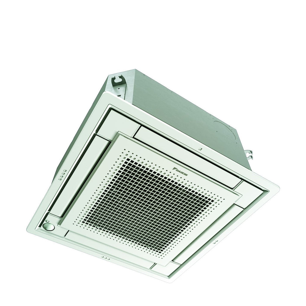 Daikin Fully Flat 4-Way Ultra-Flat Cassette Indoor Unit 600x600 18000 Btu FFA50A R-32 Wi-Fi Optional with White Grille