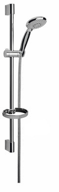 Damast sliding rail set mod ECO 204 ZT Consisting of rod + side and sliding + Mirò shower and 150 cm flexible hose with soap dish