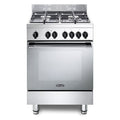 Cucina a Gas De Longhi GEMMA 66 ML Linea Gemma Forno Elettrico 74 Litri 10 Funzioni Classe A (A85,7–90,8×L60×P60) Inox