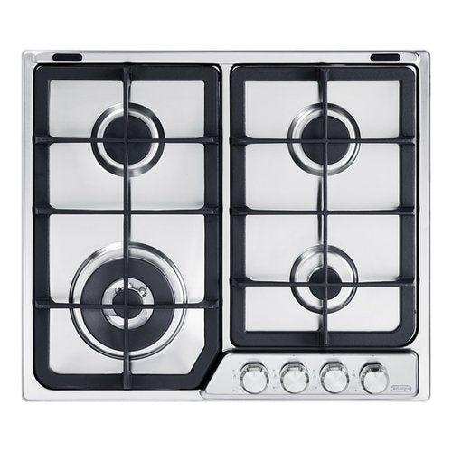 Piano Cottura Gas De Longhi Pfi 46 Gh Professional 4 Fuochi (L60xP51) Inox