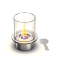 Divina Fire bio-ethanolbrander Ø25 cm met glas