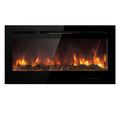 Camino elettrico caminetto da parete a built-in CHICAGO L101,6 x P14 x H54,6