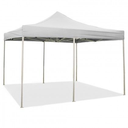 Gazebo richiudibile pieghevole 3 X 6 white ricoperto in PVC impermeabile