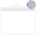 Telo laterale 3x2mt bianco impermeabile ricambio per gazebo richiudibile 3x3mt