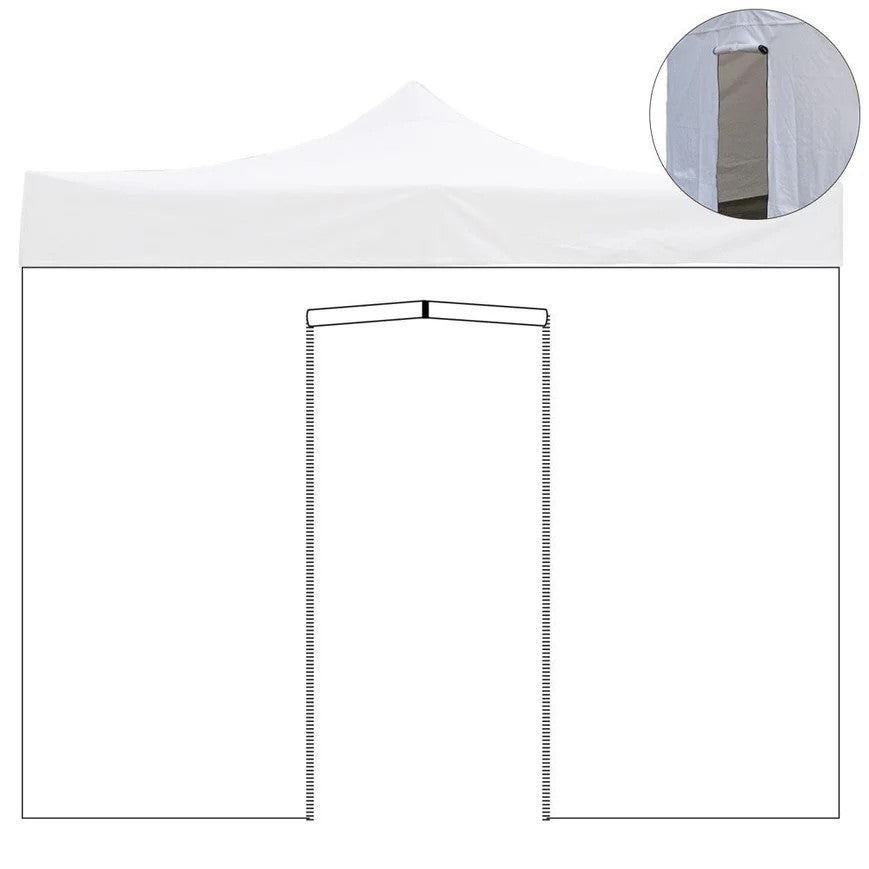 Divina Garden Market-Pro zijwand voor gazebo 3x2 m