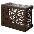 Copricondizionatore copertura per Air conditioner ARTIST Bronzo marrone Corten in alluminio L86 x P44 x H68 cm