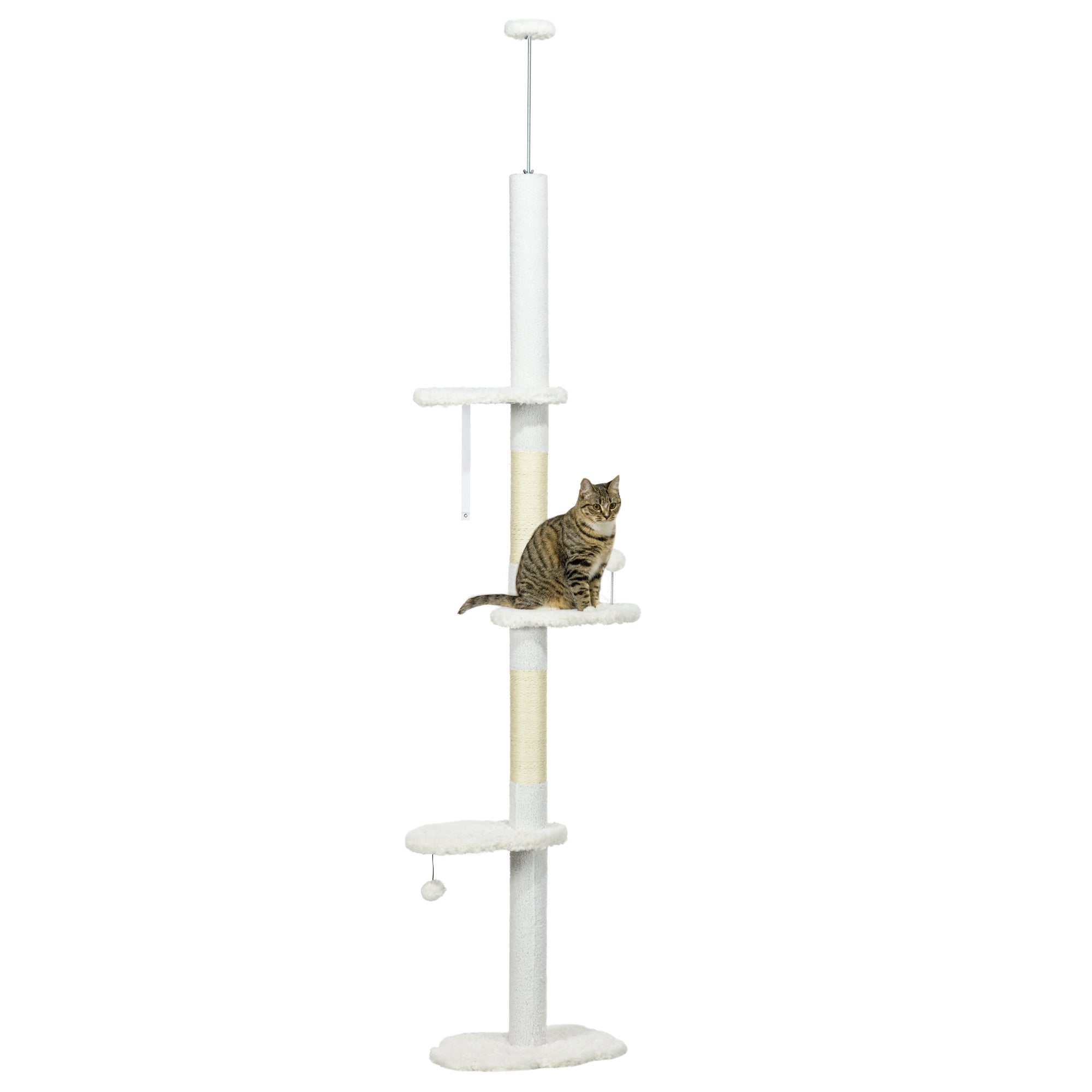 EasyComfort plafond-kattenboom verstelbaar 225-255 cm