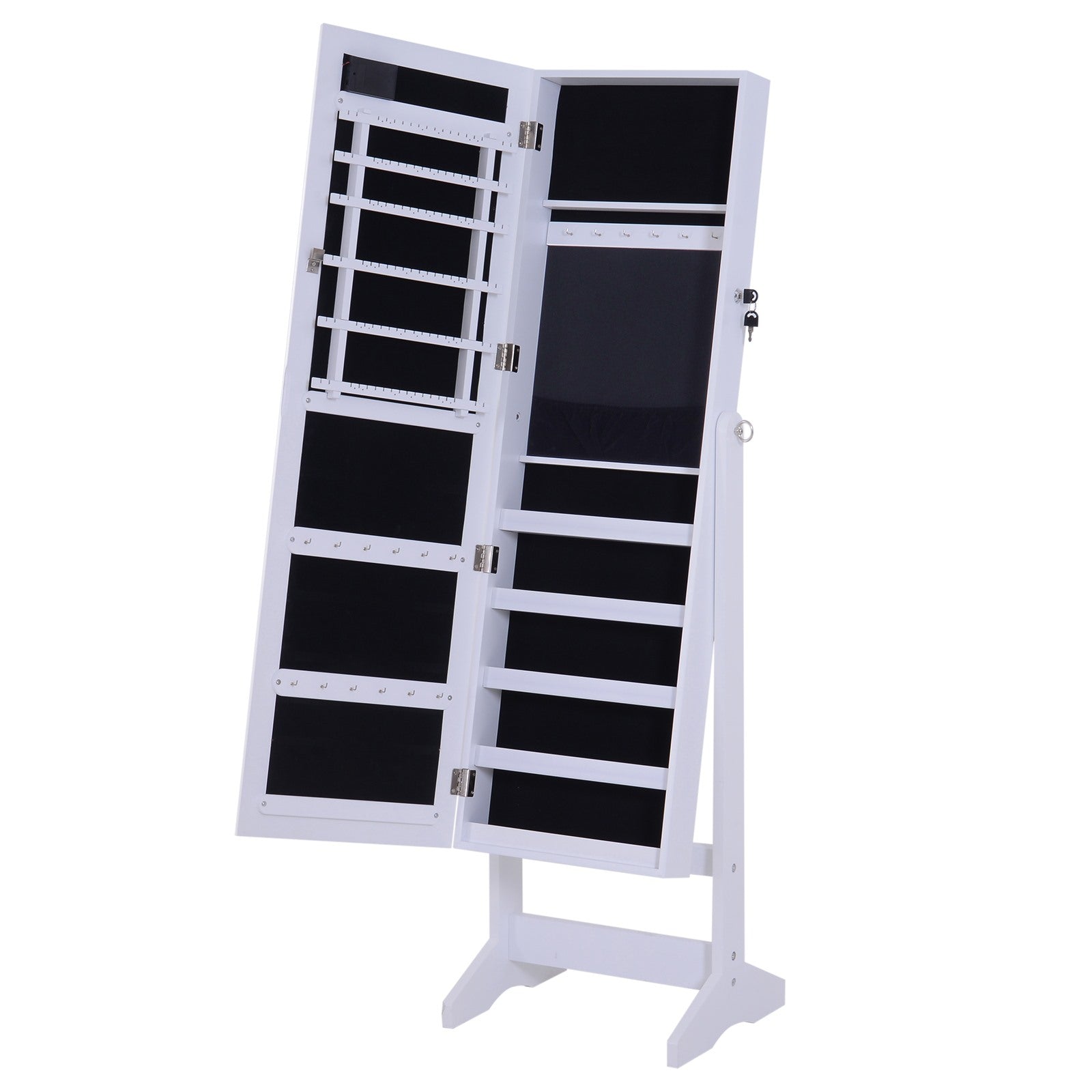 EasyComfort sieradenkast met spiegel en 20 LED-lampjes