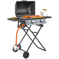 EasyComfort draagbare gasbarbecue 2 branders
