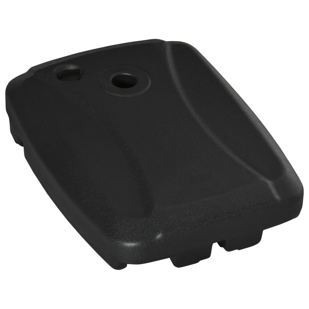 EasyComfort Base per Ombrellone a Braccio Riempibile fino a 75 kg with Base a T Inclusa, 80x60x17 cm, black