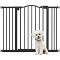 EasyComfort Cancelletto per Cani Estensibile con 4 Viti Regolabili, in Metallo e Plastica, 74-100x78 cm, Nero