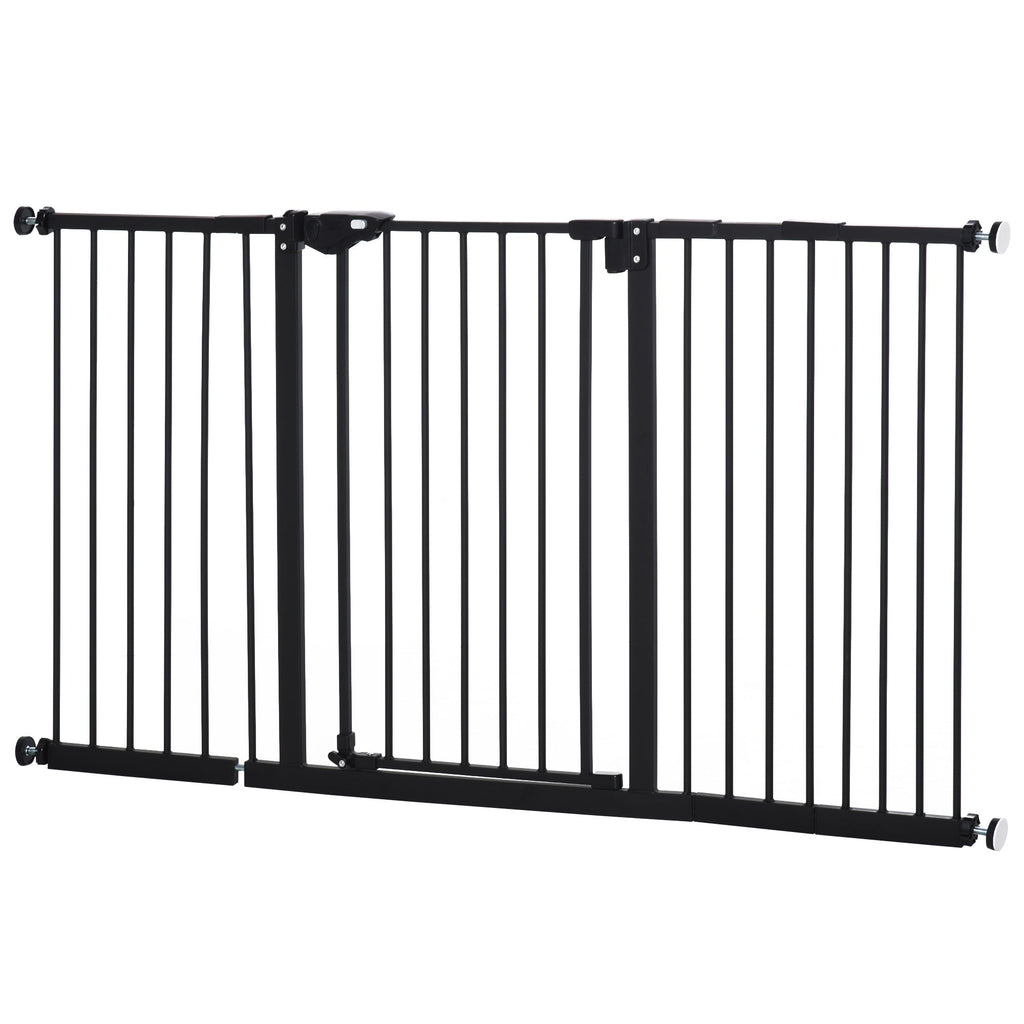 EASYCOMFORT Dog Gate 3 Extensions up to 152.3cm Automatic Closing