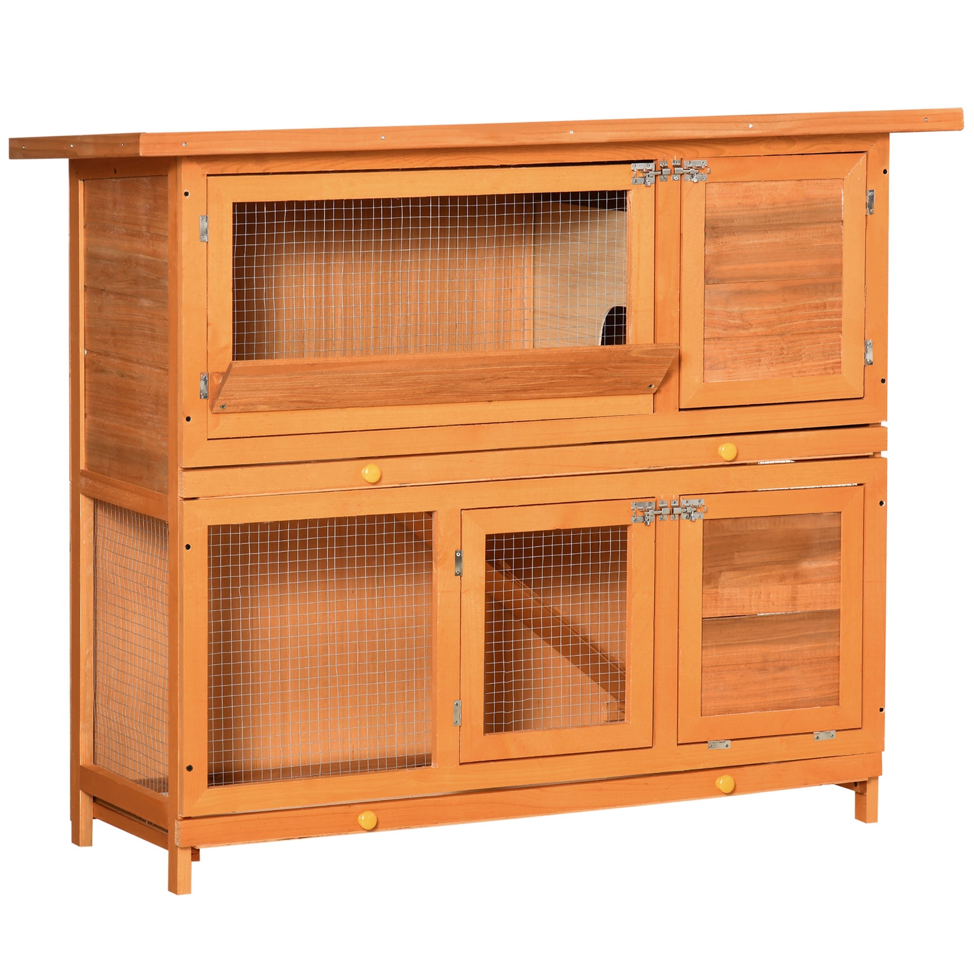 EasyComfort konijnenhok buiten 122x48x100 cm
