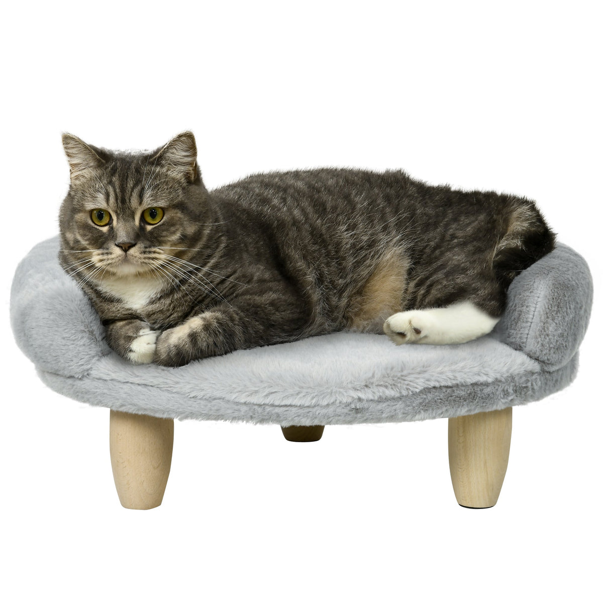 EasyComfort bankje voor honden en katten, grijs, 47x40x20 cm