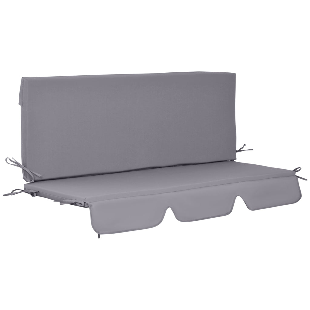 EasyComfort kussenset voor schommelbank 3-zits grijs