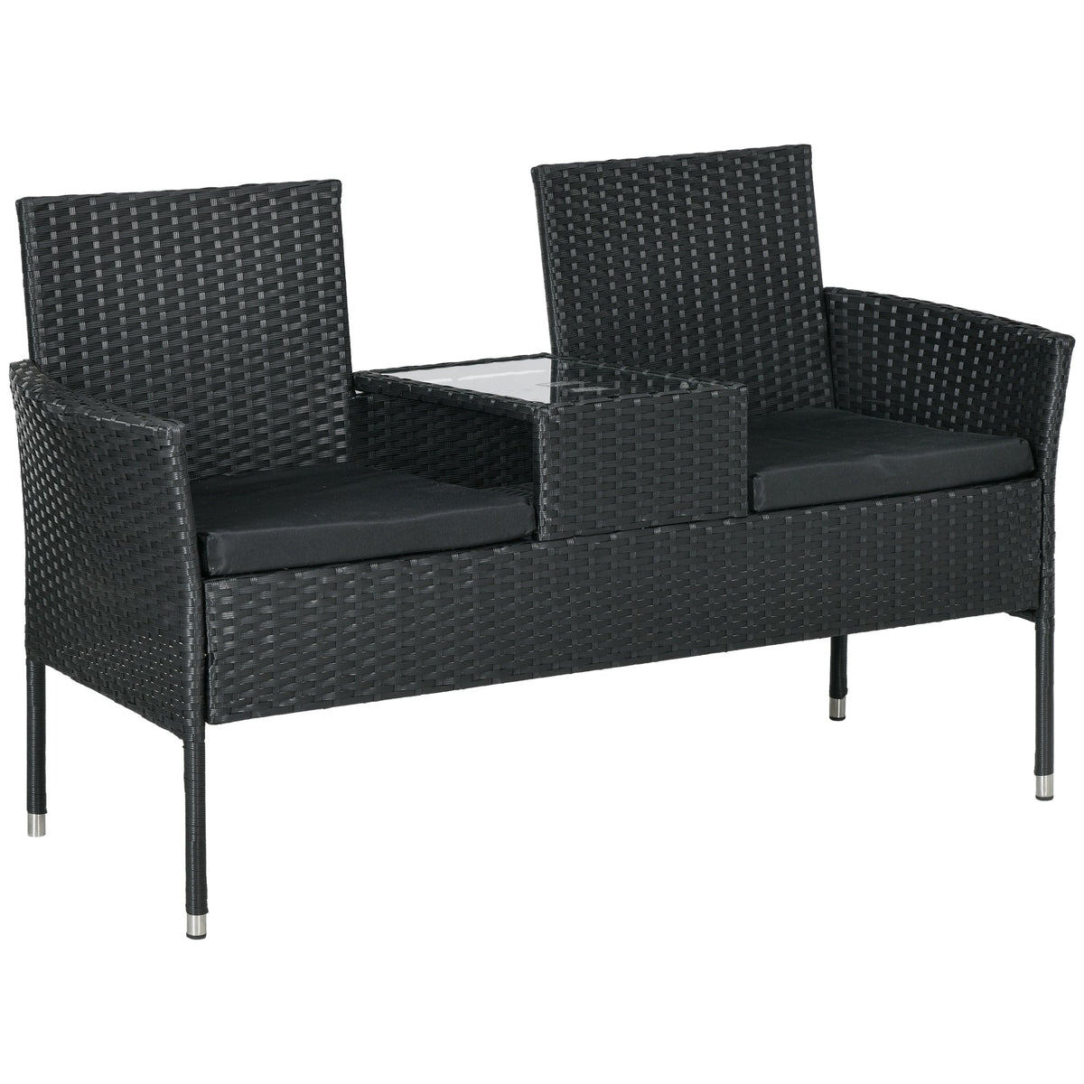 EasyComfort 2-zits buitenbank met tafeltje