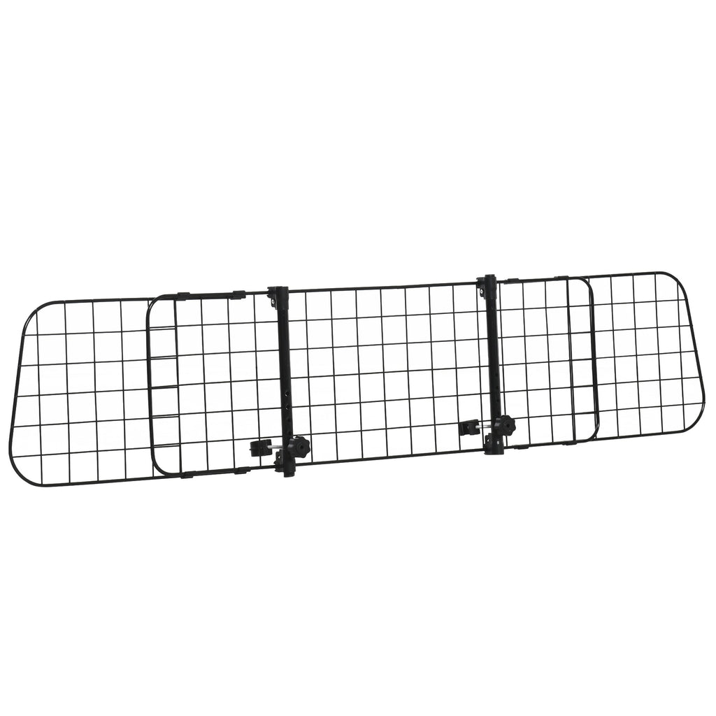 EASYCOMFORT Car Divider for Dogs, Universal Adjustable Barrier, 91-152 x 30 cm, Black