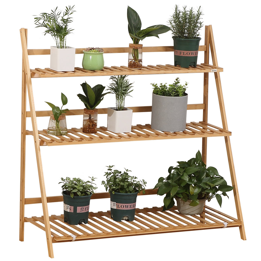 EasyComfort 3‑laags bamboe plantenrek voor buiten