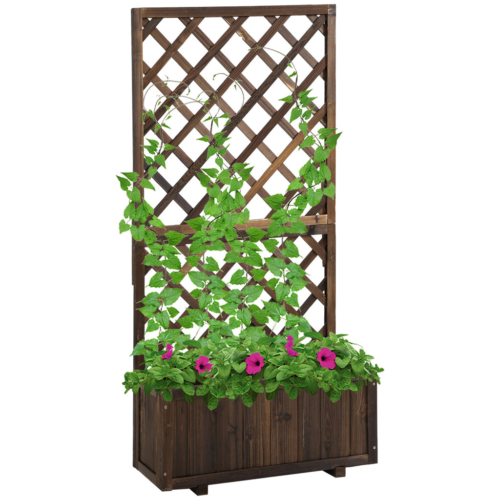 EasyComfort Fioriera da Esterno plantenbak met spalier
