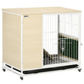 Easycomfort Gabbia per Conigli with Serbatoio d'Acqua e Vassoio Estraibile, in Truciolato, Acciaio e PVC, 78x52.5x76.5 cm