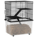 EasyComfort 3‑laags hamsterkooi 58x43x74 cm