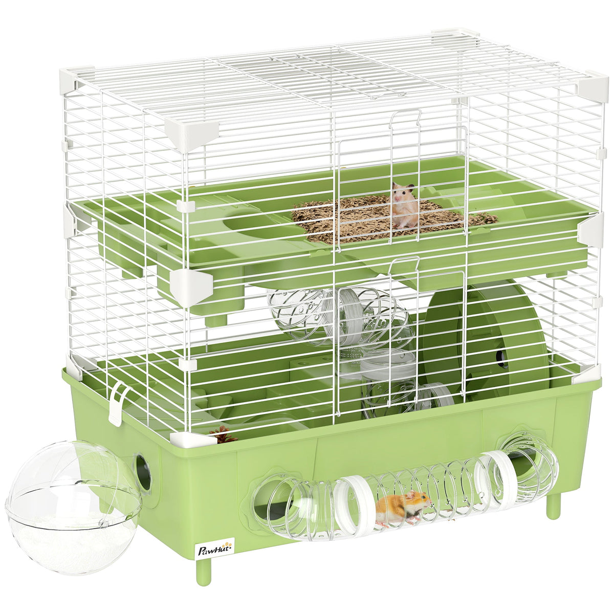 EasyComfort hamsterkooi 2 niveaus 44.5x28x44 cm