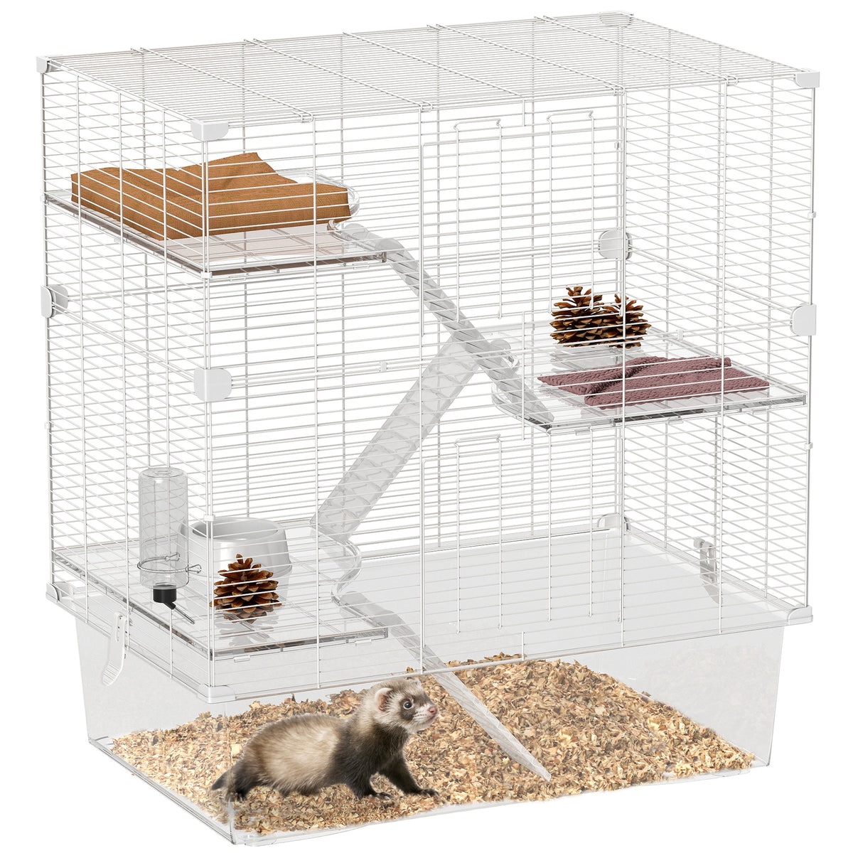EasyComfort Knaagdierkooi meerlaag 73x47x80 cm