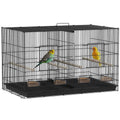 EasyComfort vogelkooi met tussenschot 94x57x57 cm