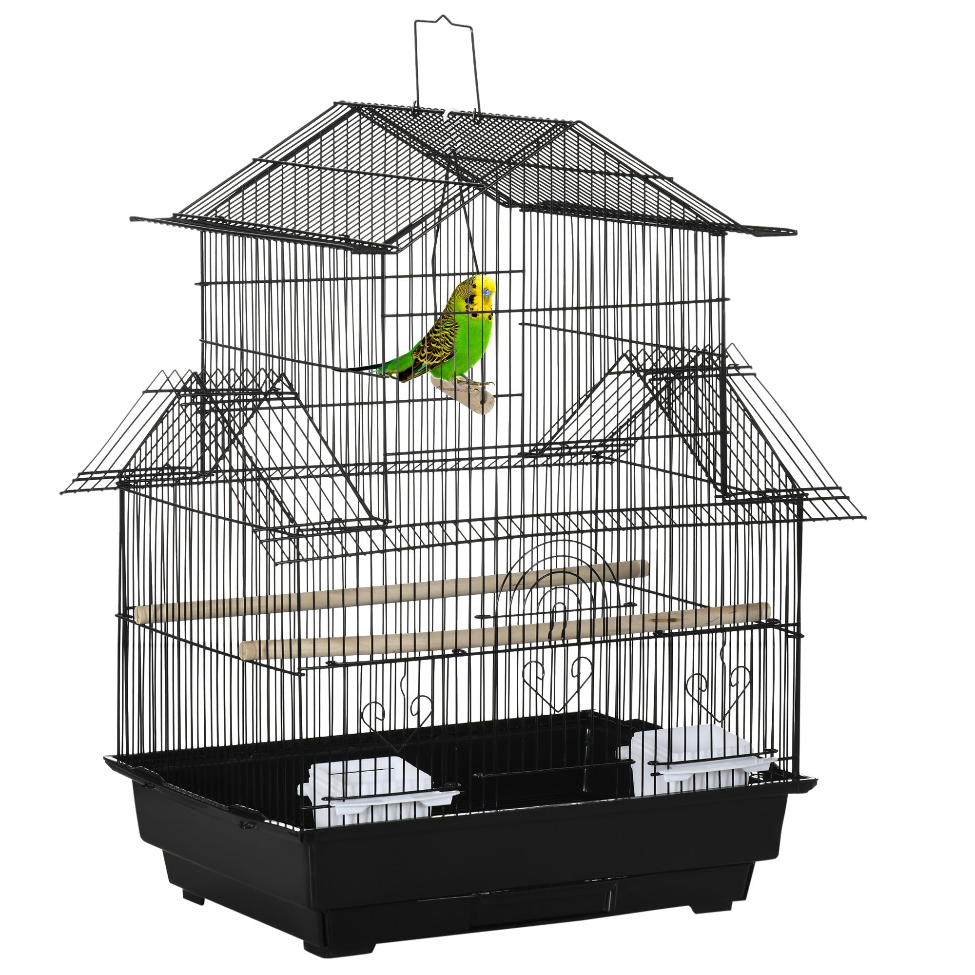 EasyComfort Vogelkooi met draaghandvat en uitneembare bodemplaat