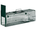 EASYCOMFORT Trap Cage for Live Animals with Single Door, 60x18x20cm, Green