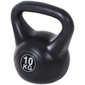 Easycomfort Kettlebell da 10 kg per Sport e Fitness in PVC with Sabbia e Maniglia Liscia Anti-Sfregamento