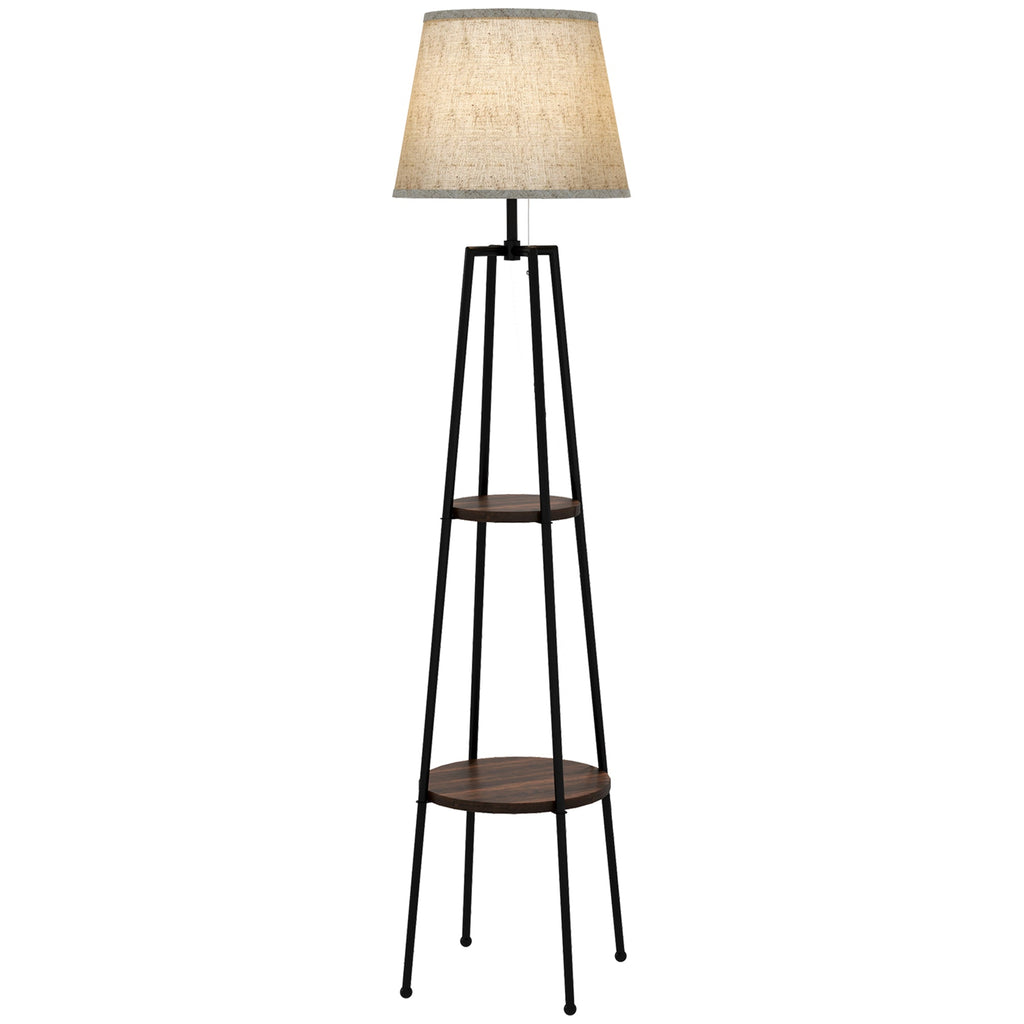EasyComfort staande lamp met 2 planken Ø42 x 166A cm