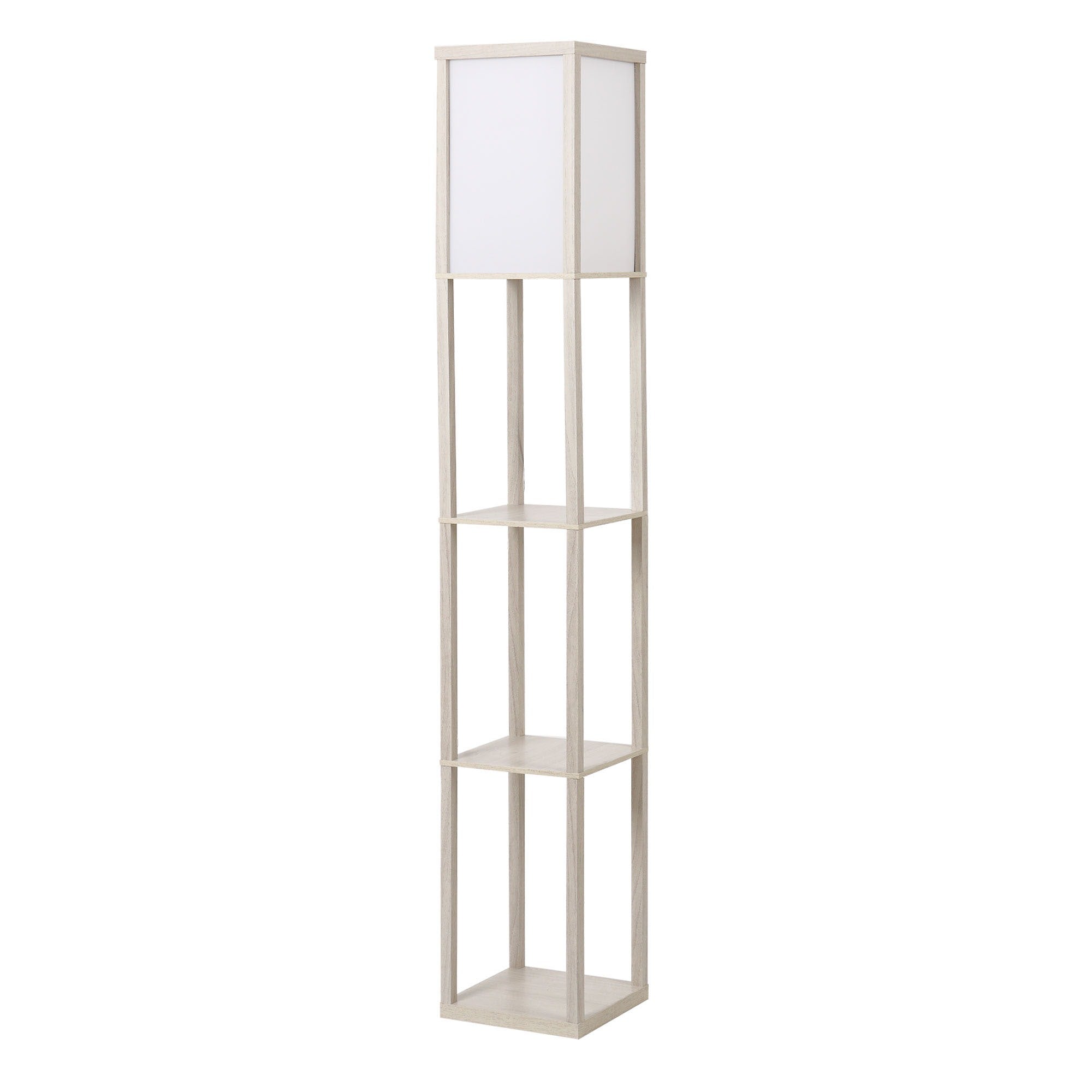 EasyComfort vloerlamp met 3 planken