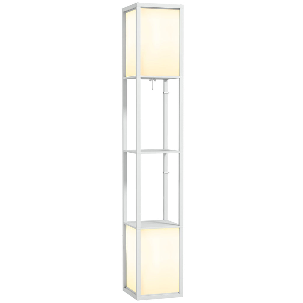 EasyComfort Vloerlamp met 2 lampschermen, wit