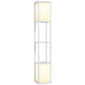 EasyComfort Vloerlamp met 2 lampschermen, wit