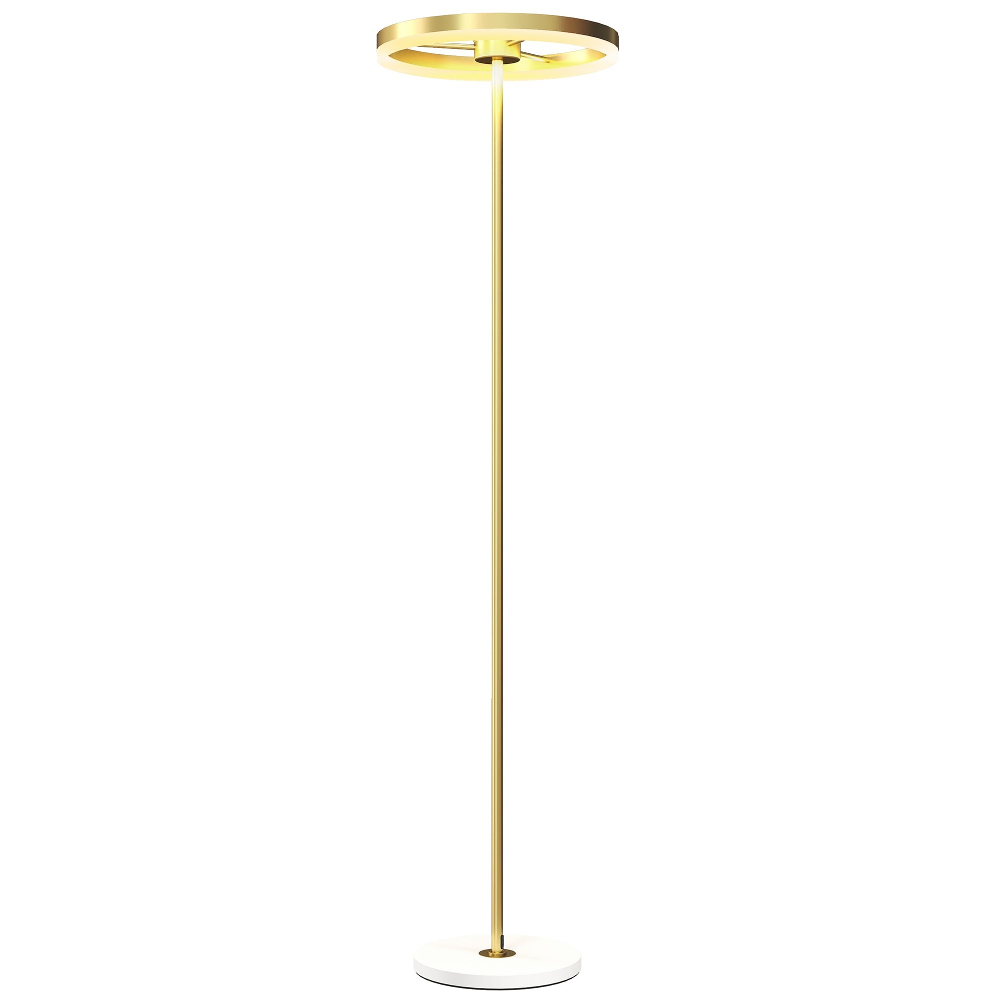 EasyComfort Moderne vloerlamp dimbaar 4000k goud